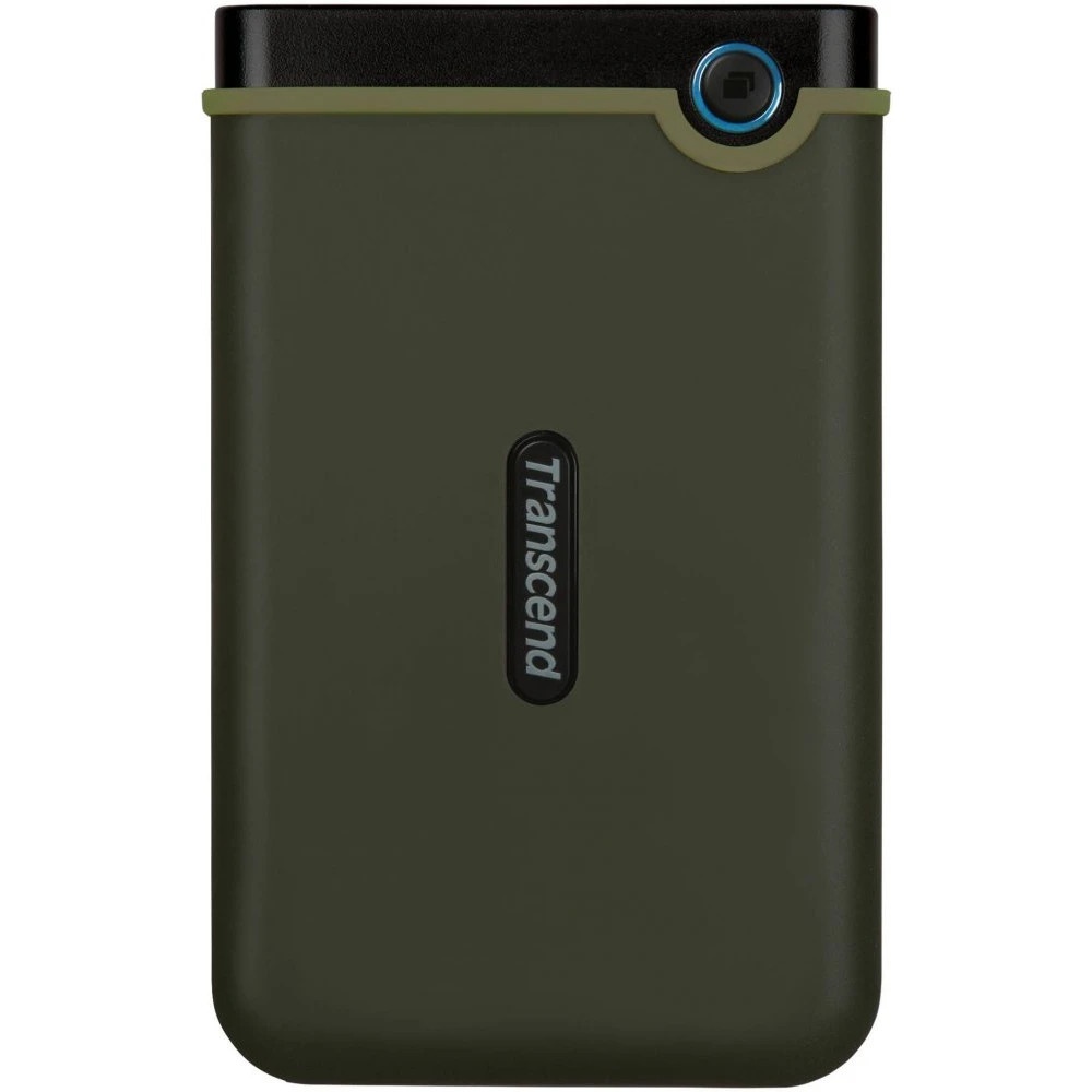 Внешний HDD 2.5" Transcend StoreJet 25M3, 1TB, USB 3.2 Gen 1 Type-A, 5400 rpm, зеленый