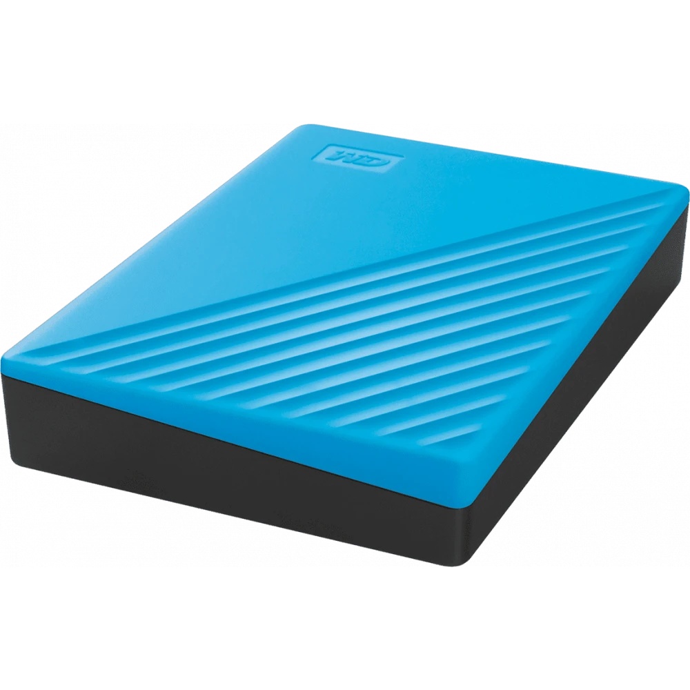 Внешний HDD 2.5" Western Digital My Passport, 4TB, USB 3.2 Gen 1 Type-A, 5400 rpm, голубой