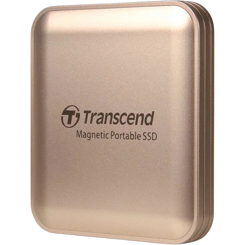Внешний SSD 1TB Transcend ESD420 USB 3.2 Gen 2.2 Type-C R/W - 2000/2000 MB/s Champagne Gold MagSafe