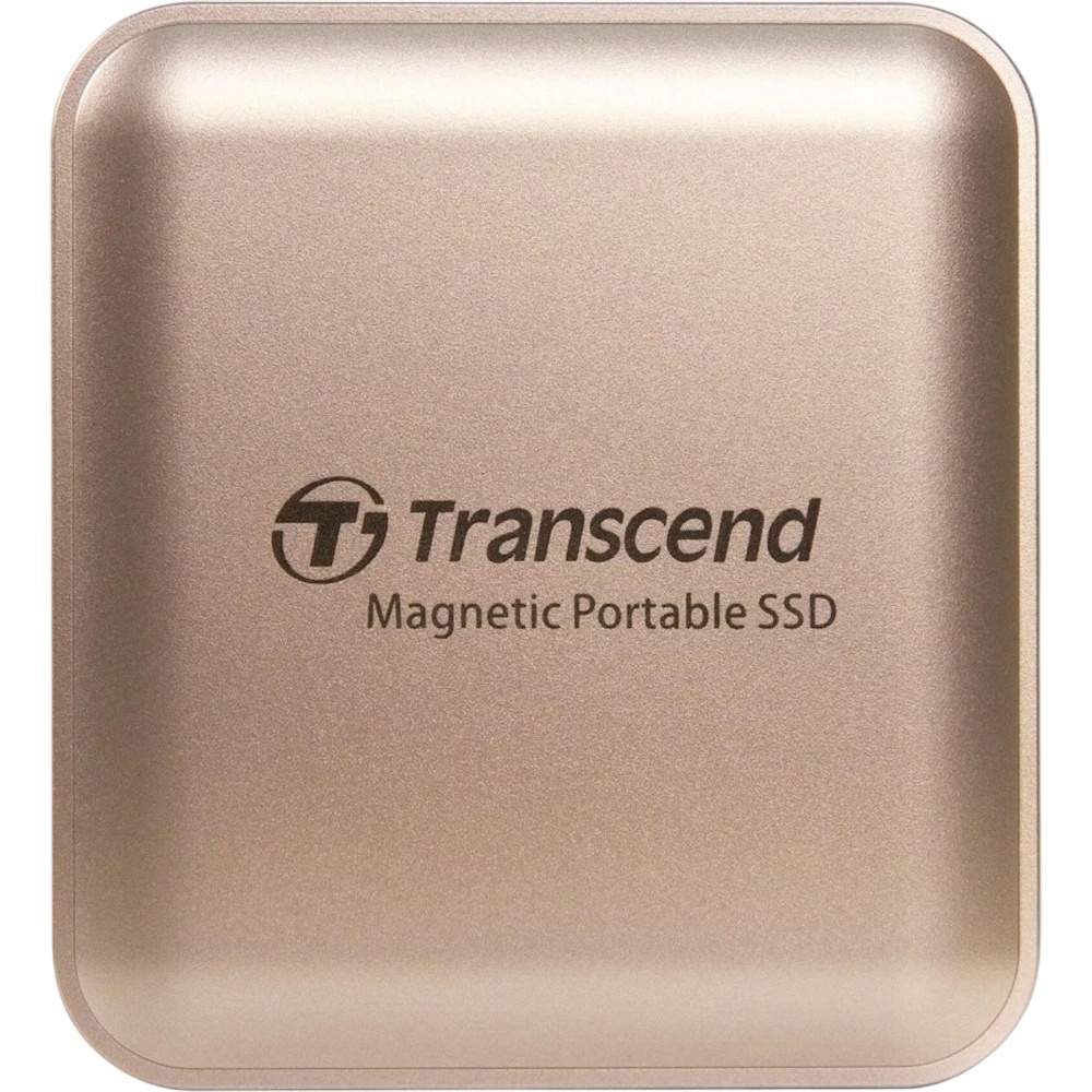 Внешний SSD 1TB Transcend ESD420 USB 3.2 Gen 2.2 Type-C R/W - 2000/2000 MB/s Champagne Gold MagSafe