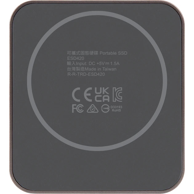 Внешний SSD 2TB Transcend ESD420 USB 3.2 Gen 2.2 Type-C R/W - 2000/2000 MB/s  Iron Gray MagSafe