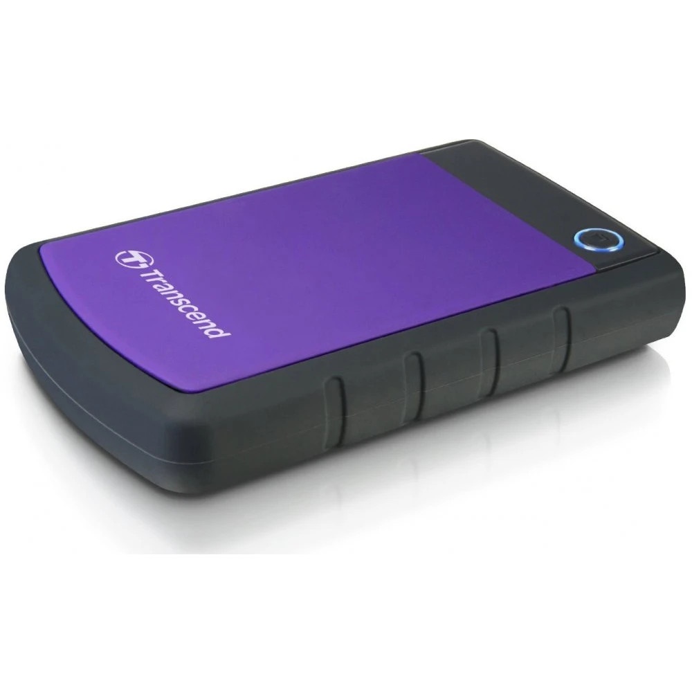 Внешний HDD 2.5" Transcend StoreJet 25H3, 4TB, USB 3.2 Gen 1 Type-A, 5400 rpm, фиолетовый
