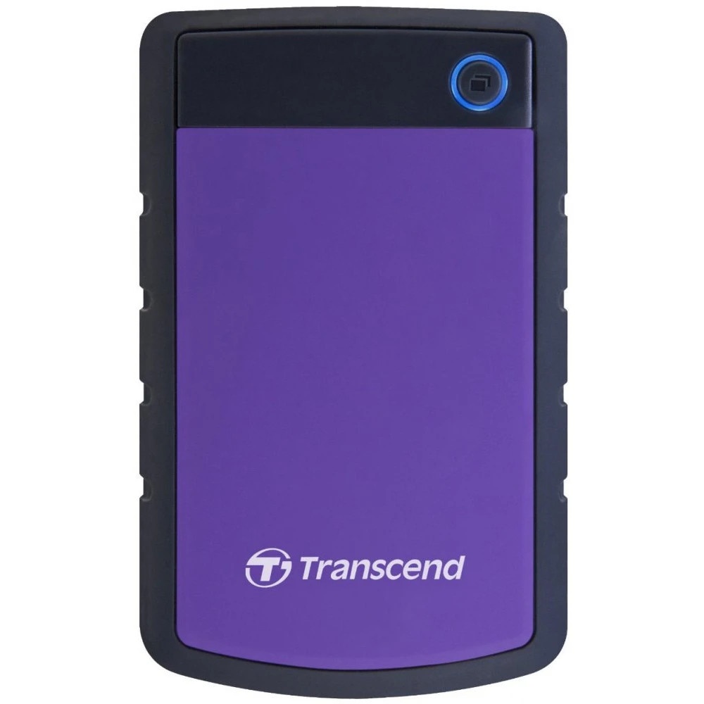 Внешний HDD 2.5" Transcend StoreJet 25H3, 4TB, USB 3.2 Gen 1 Type-A, 5400 rpm, фиолетовый