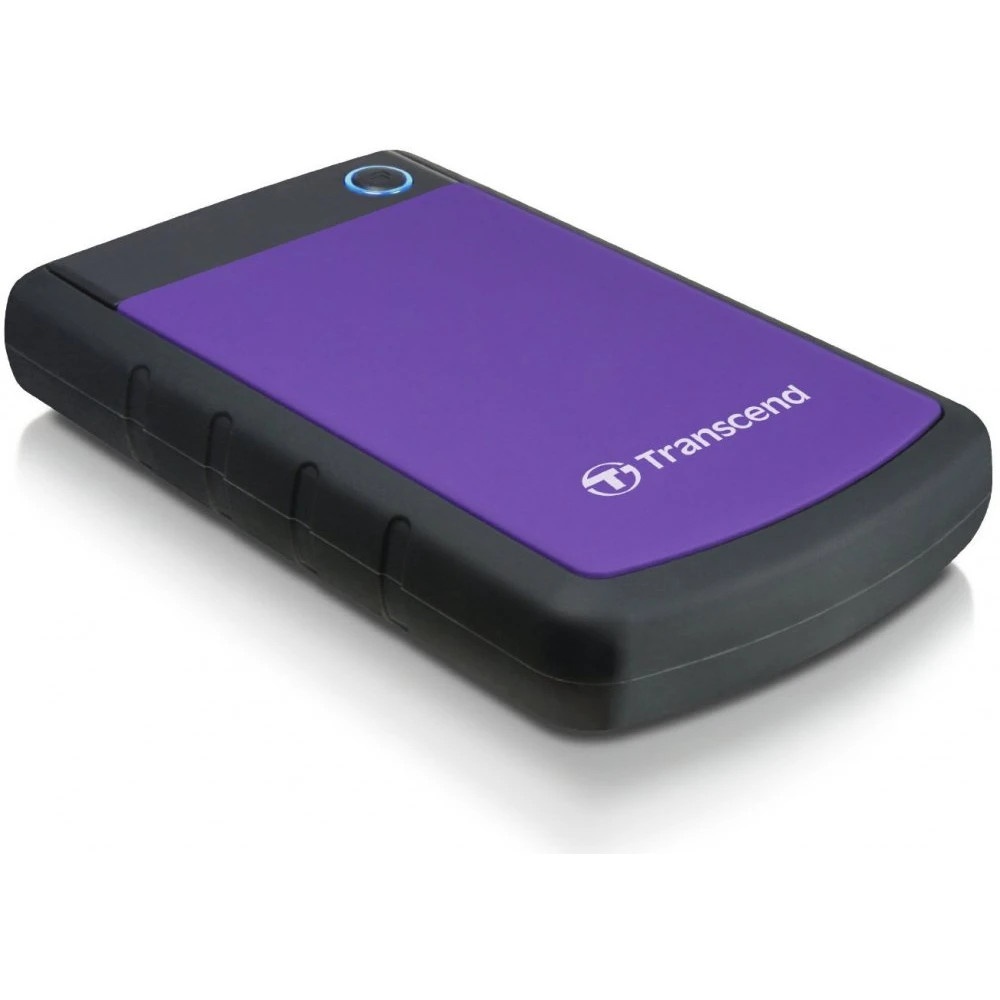 Внешний HDD 2.5" Transcend StoreJet 25H3, 4TB, USB 3.2 Gen 1 Type-A, 5400 rpm, фиолетовый