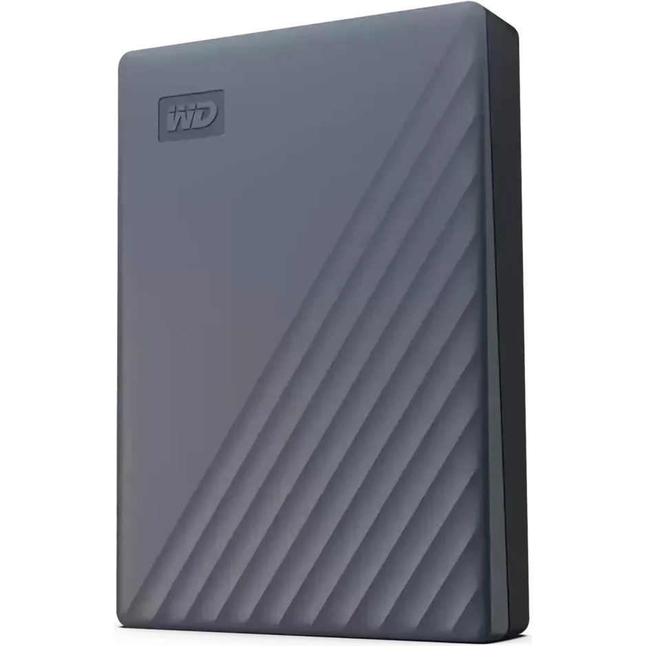 Внешний HDD 4TB Western Digital WDBPKJ0040BBL-WESN,My Passport 2.5", USB 3.2 Gen1, USB-C Silicon Gre