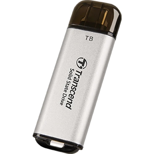 Внешний SSD Transcend USB-C 1TB TS1TESD300S ESD300 серебристый