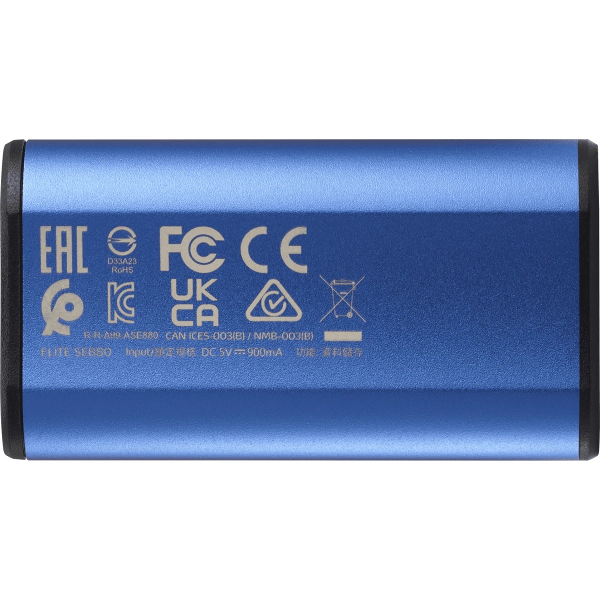 Твердотельный накопитель ADATA External SSD SE880, 500GB, USB 3.2 Gen2 Type-C, up to R/W 2000/2000 M