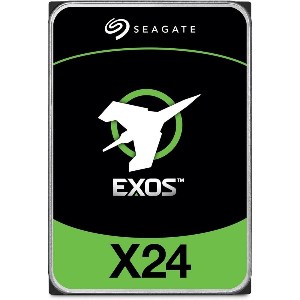 Жесткий диск серверный Seagate 3.5"; 24TB Exos X24 SAS 12Gb/s, 7200 rpm, 512 MB ST24000NM007H