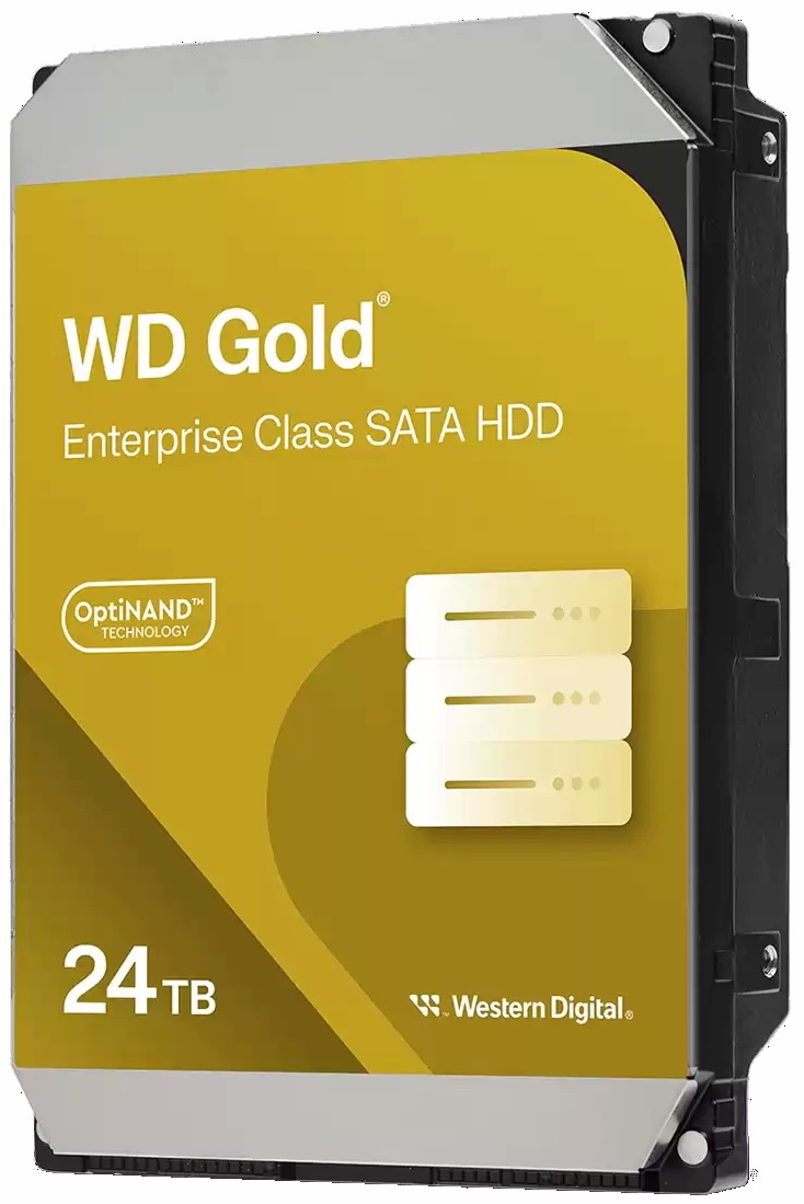 Жесткий диск Western Digital 3.5"; 24TB WD241KRYZ Gold SATA3, Cache 298MB, 7200 rpm