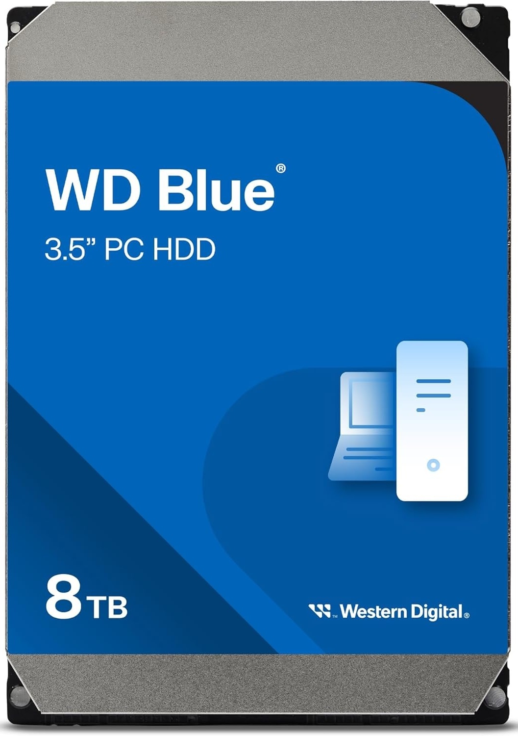 Жесткий диск WD SATA-III 8TB WD80EAAZ Desktop Blue (5640rpm) 256Mb 3.5"