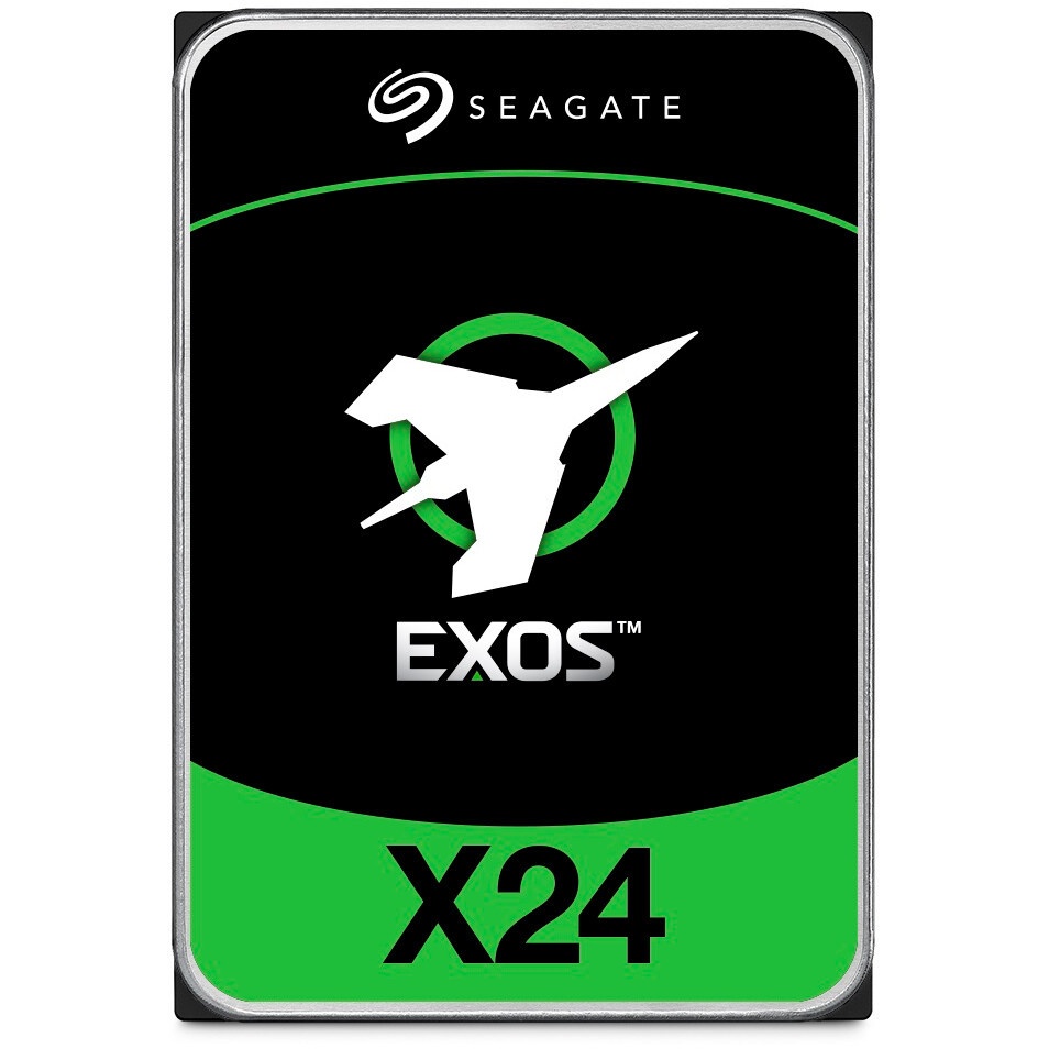 Жесткий диск HDD Seagate SATA3 24Tb Exos X24 7200 512Mb OFFICIAL RECERTIFIED 1 year warranty (replac