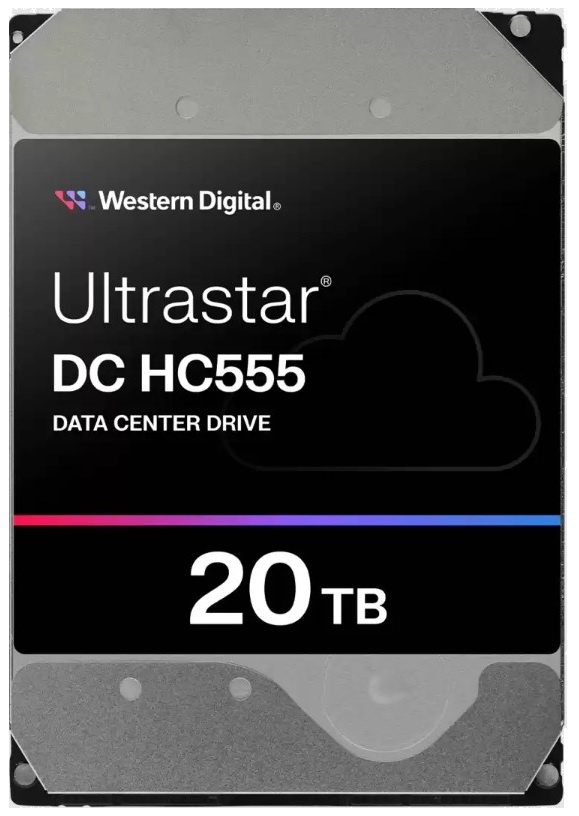 Жесткий диск Western Digital SATA 20TB 7200RPM 6GB/S 512MB DC HC555 WUH722020CLE604_0B48696