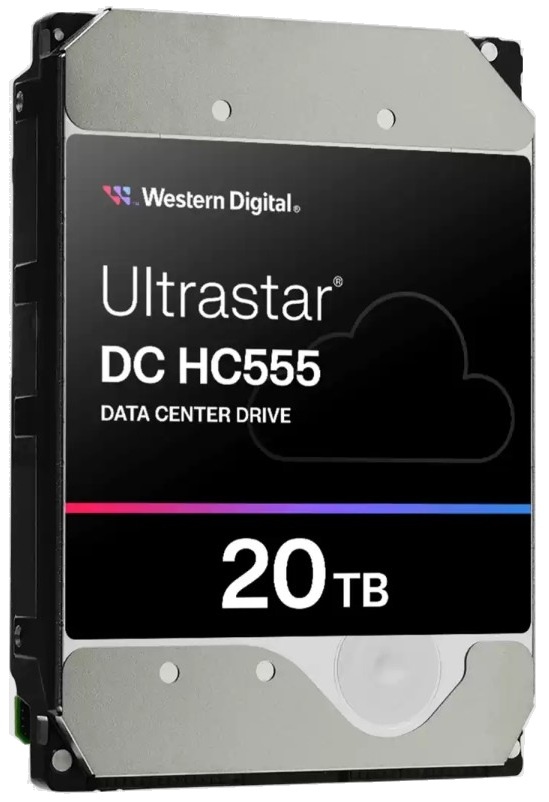 Жесткий диск Western Digital SATA 20TB 7200RPM 6GB/S 512MB DC HC555 WUH722020CLE604_0B48696