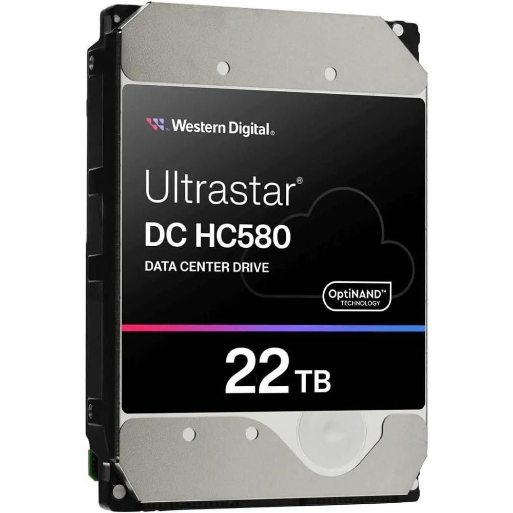 Жесткий диск серверный Western Digital 3.5" 24TB WD Ultrastar DC HC580 WUH722422ALE6L4 SATA 6Gb/s, 7