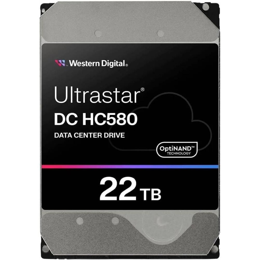 Жесткий диск серверный Western Digital 3.5" 24TB WD Ultrastar DC HC580 WUH722422ALE6L4 SATA 6Gb/s, 7