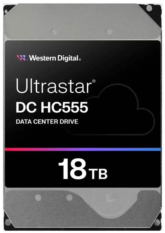 Жесткий диск SATA 18TB 7200RPM 6GB/S 512MB DC HC555 WUH722018CLE6L4_0B48723 WESTERN DIGITAL