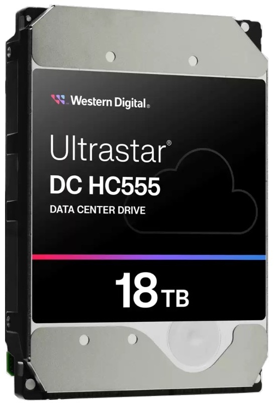 Жесткий диск SATA 18TB 7200RPM 6GB/S 512MB DC HC555 WUH722018CLE6L4_0B48723 WESTERN DIGITAL