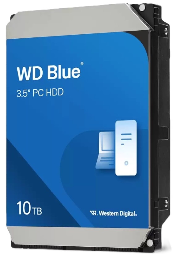 Жесткий диск HDD WD SATA3 10Tb Blue (CMR) 7200 512Mb 1 year warranty