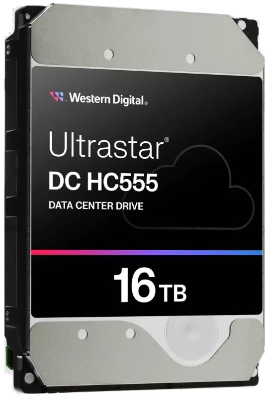 Серверный HDD WD Ultrastar DC HC555 16TB  (SAS 3.5"/7200/512Mb/12Gbs)