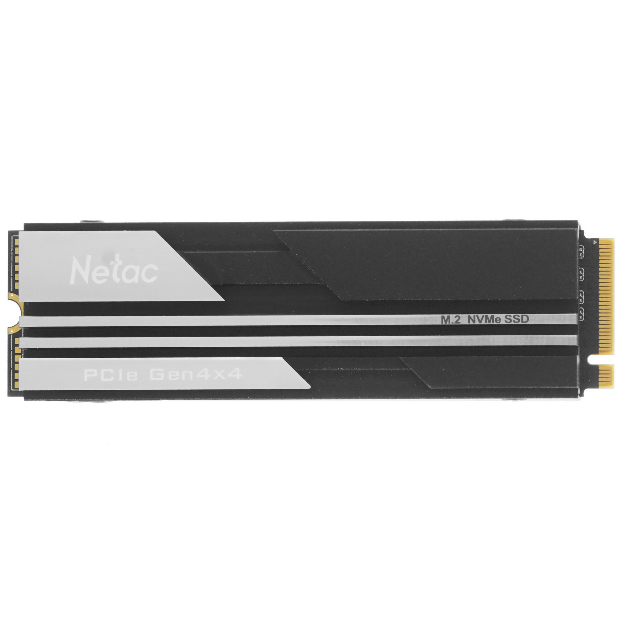 Накопитель SSD Netac NV5000, 500GB, M.2 2280, PCIe 4.0 x4, NVMe, R/W 5000/2500, с радиатором