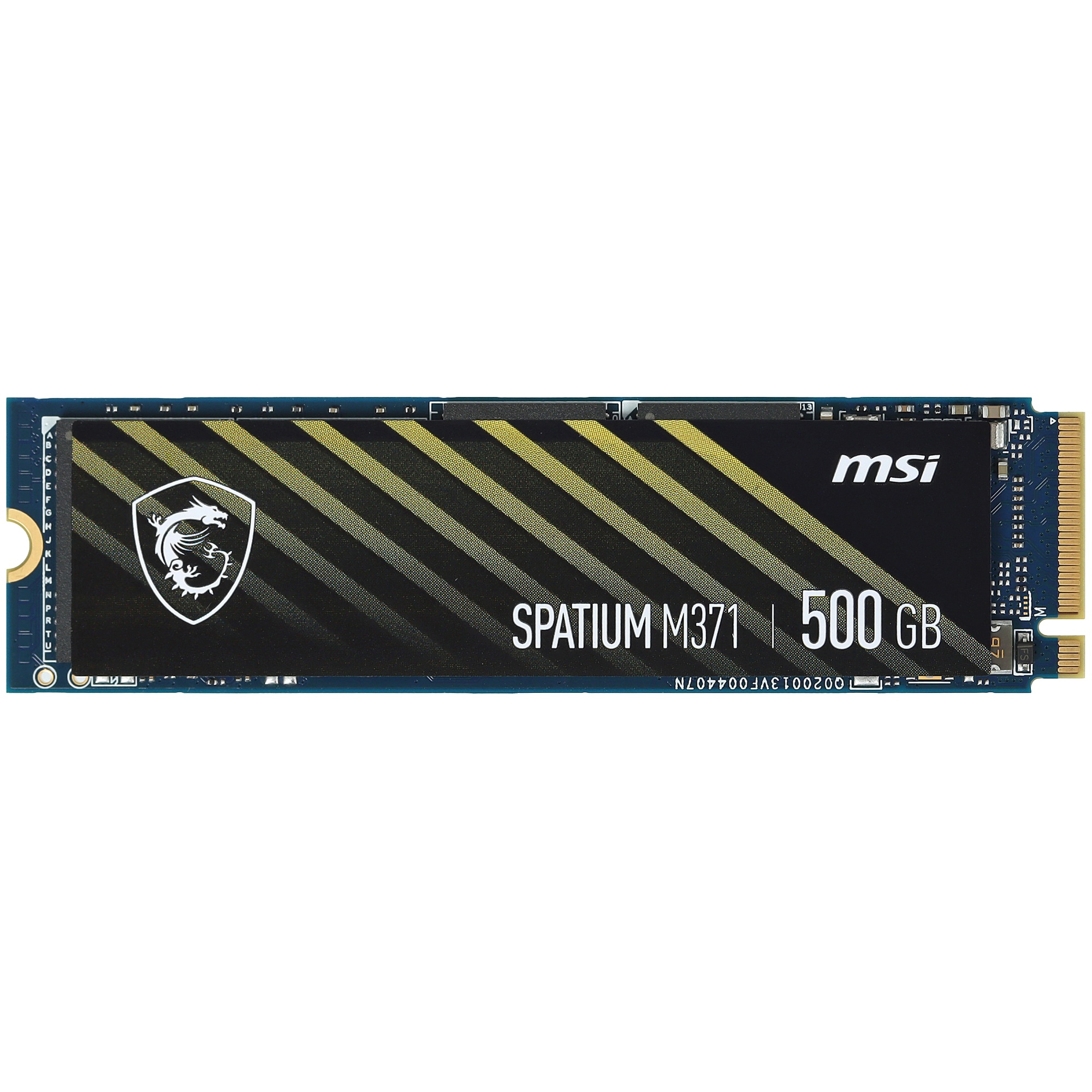 Накопитель SSD MSI 500GB SPATIUM M371 M.2(22x80mm), NVMe, PCIe 3.0 x4, 3D TLC, R/W 2200/1150, IOPs 6