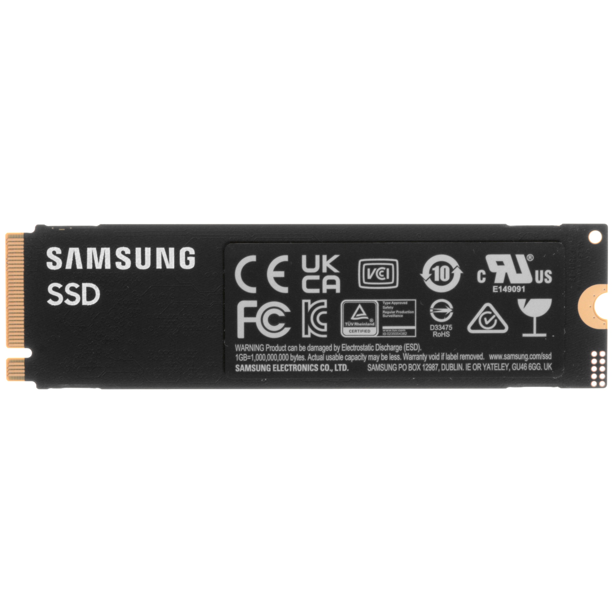 Твердотельный диск 2TB Samsung 9100 PRO, M.2, PCI-E 5.0 x4, TLC 3D NAND [R/W - 14800/13400 MB/s]