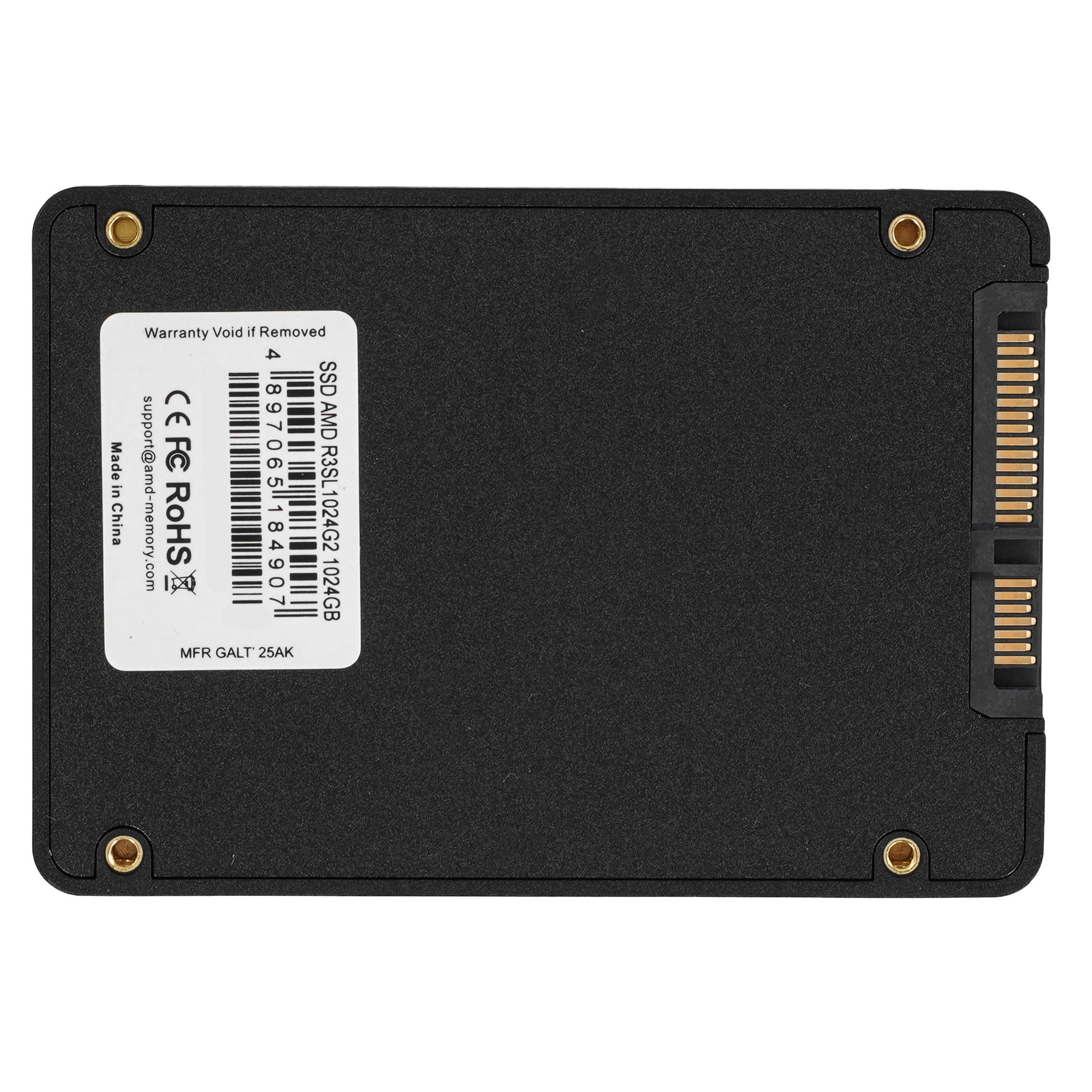 Накопитель SSD AMD Radeon R3 R3SL1024G2, 1024Gb, 2.5", SATA III, R/W 550/500