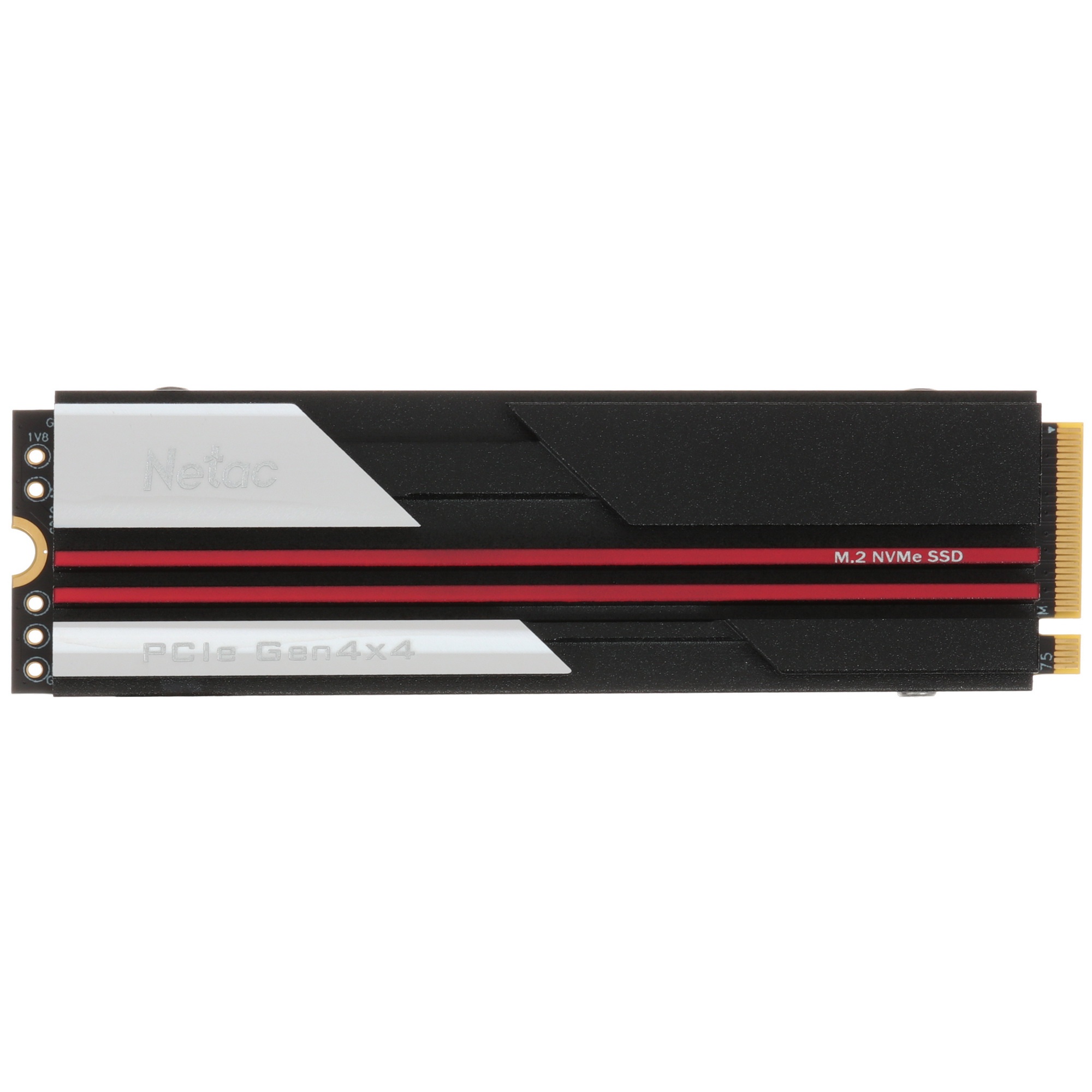Накопитель SSD Netac NV7000, 1Tb, M.2 2280, PCIe 4.0 x4, NVMe, R/W 7200/5500, с радиатором