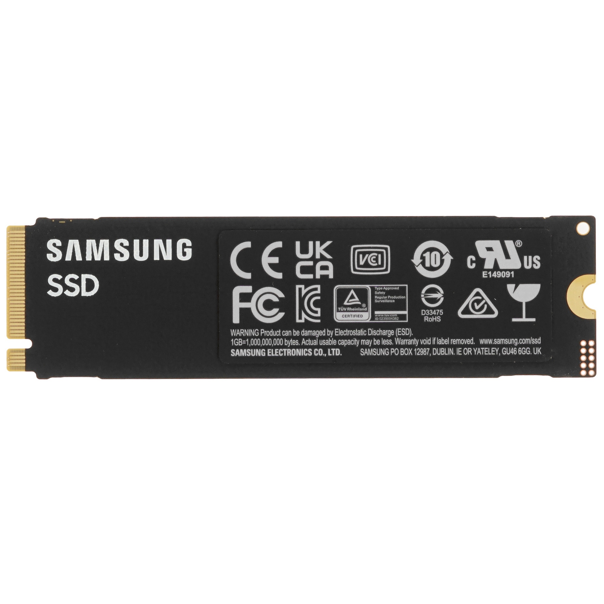 Твердотельный диск 4TB Samsung 9100 PRO, M.2, PCI-E 5.0 x4, TLC 3D NAND [R/W - 14800/13400 MB/s]