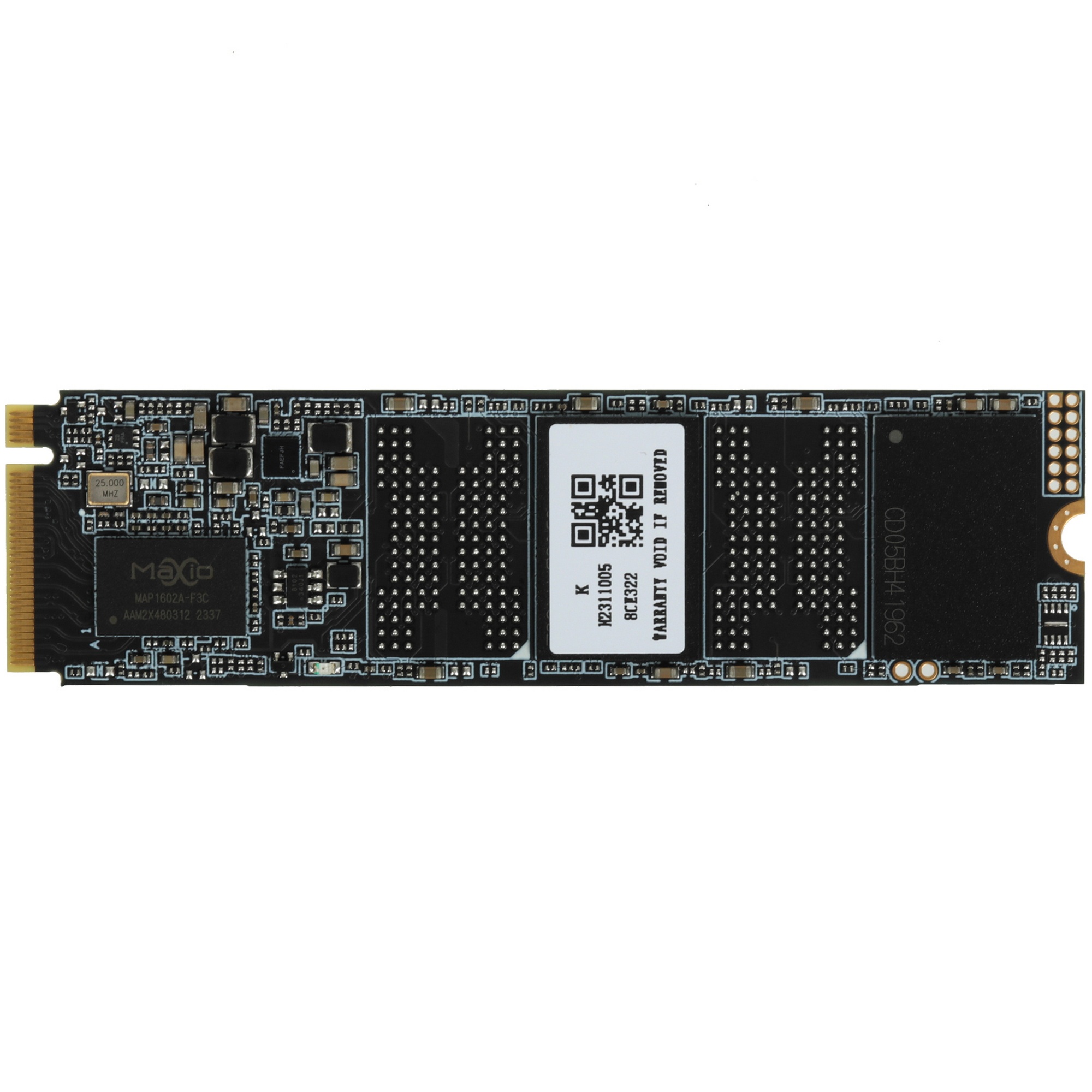 Накопитель SSD Apacer AS2280Q4U, 512 Gb, PCIe 4.0 x4, M.2 2280, NVMe v1.4, R/W 7000/3000, с радиатор