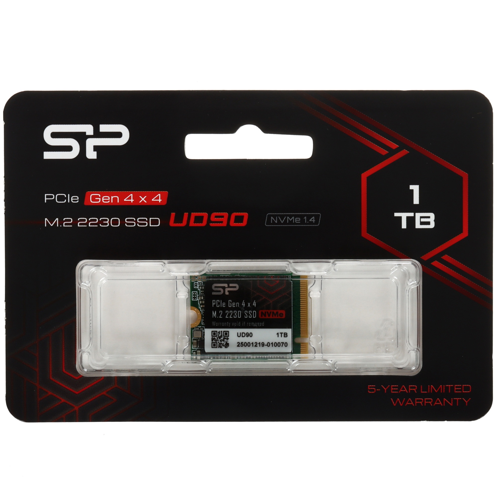 Накопитель SSD Silicon Power PCIe 4.0 x4 1TB SP01KGBP44UD9007 M-Series UD90 M.2 2280