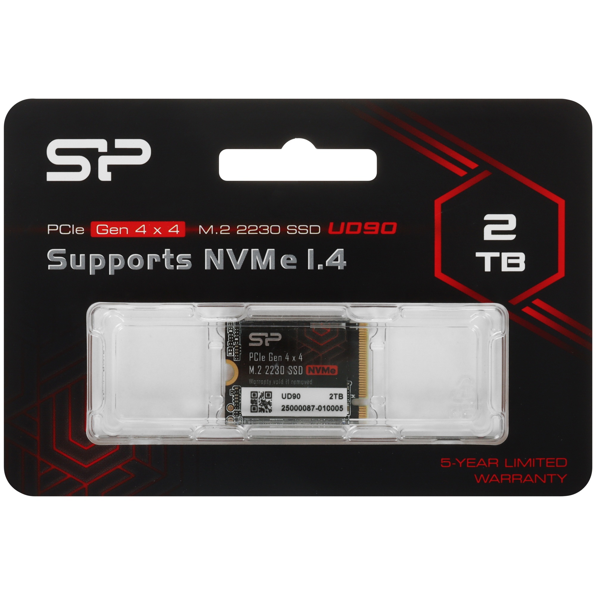 Накопитель SSD Silicon Power PCIe 4.0 x4 2TB SP02KGBP44UD9007 M-Series UD90 M.2 2230