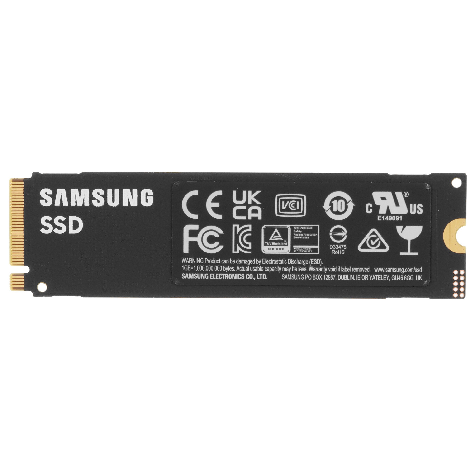 Накопитель SSD Samsung 990 PRO, 2TB, PCIe 4.0 x4, M.2 2280, NVMe, R/W 7450/6900