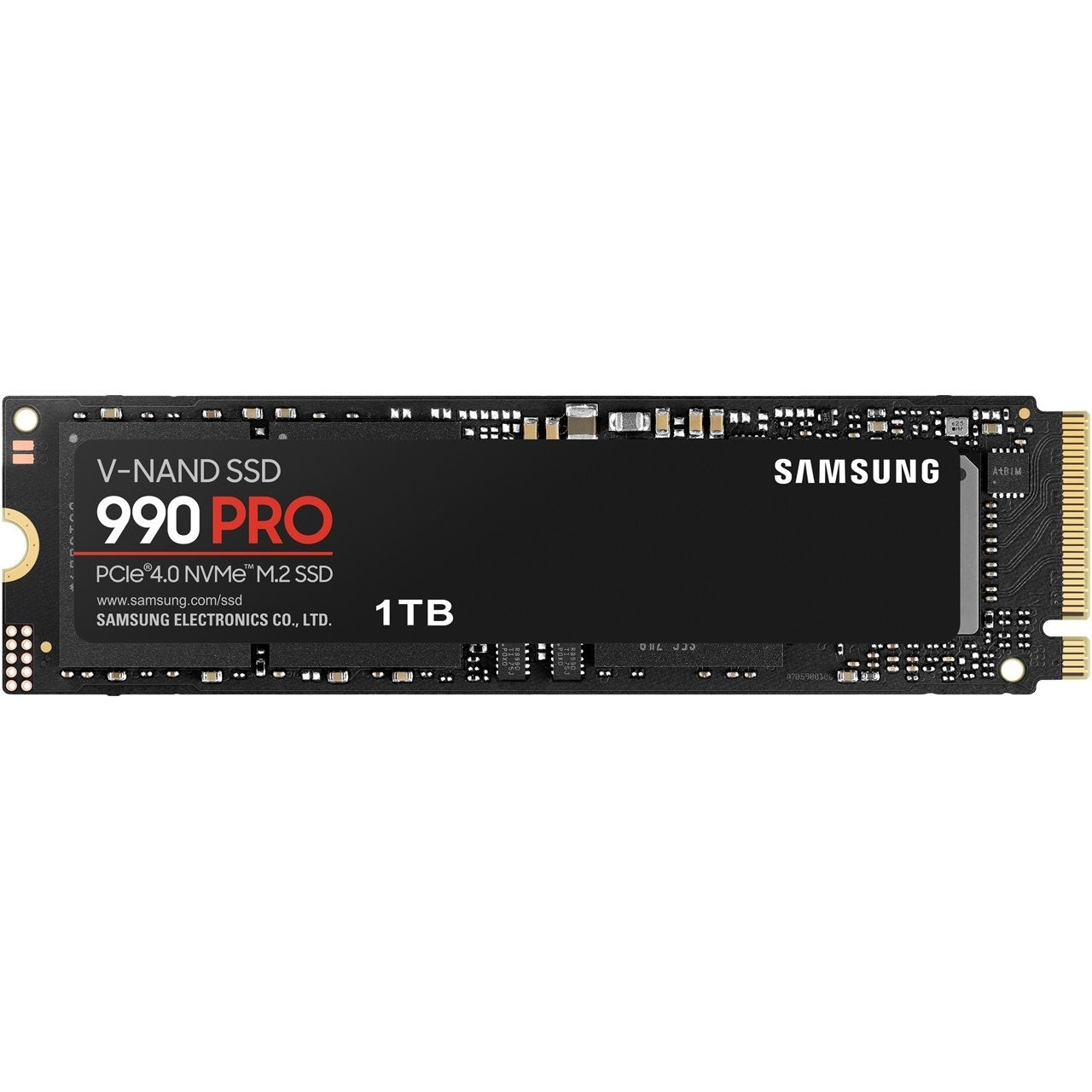 Накопитель SSD Samsung 990 PRO, 1000GB, PCIe 4.0 x4, M.2 2280, NVMe, R/W 7450/6900