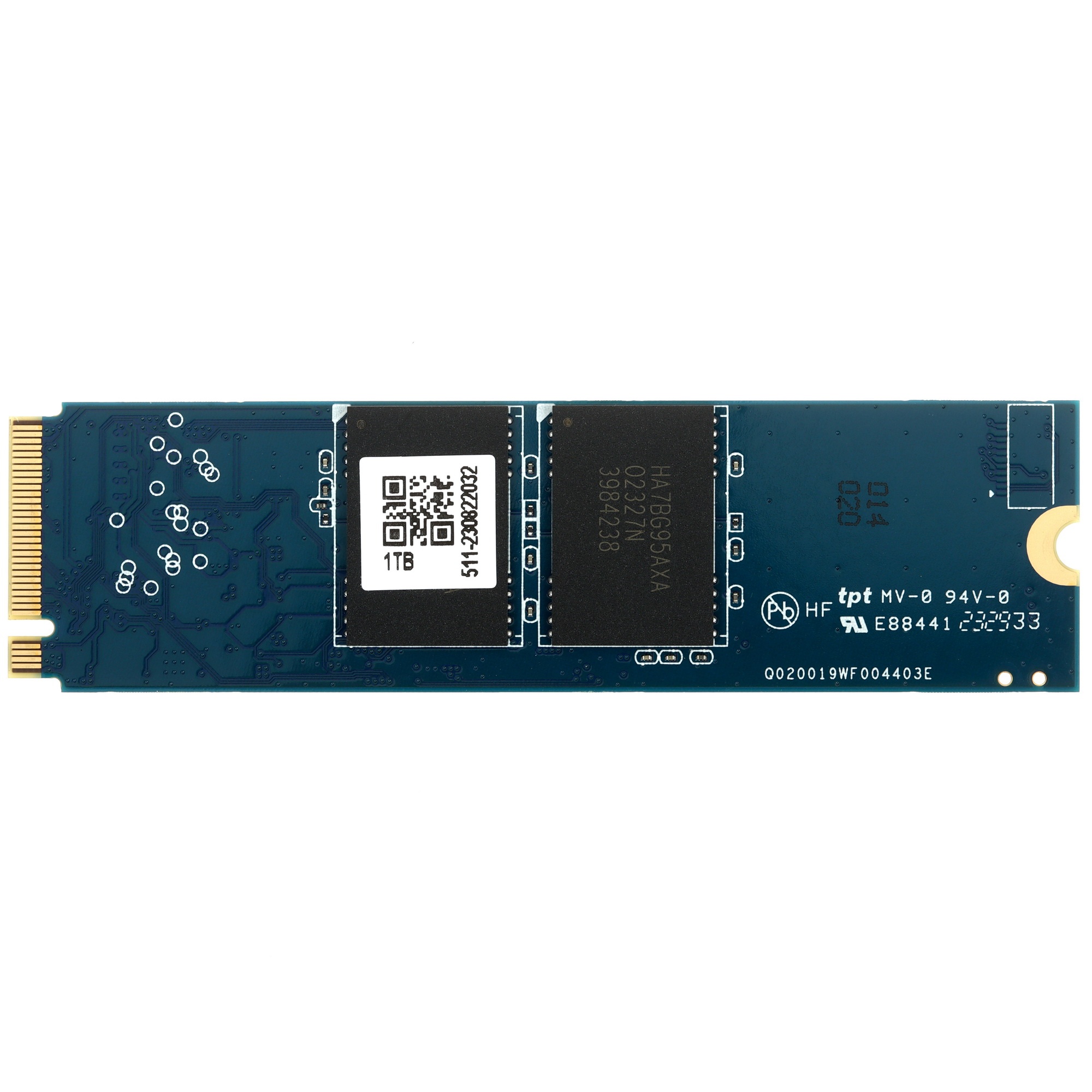 Накопитель NVMe Apacer AS2280Q4L 1000 Гб, M.2 2280, PCIe 4.0 x4, R/W 3600/3000 Мбайт/сек
