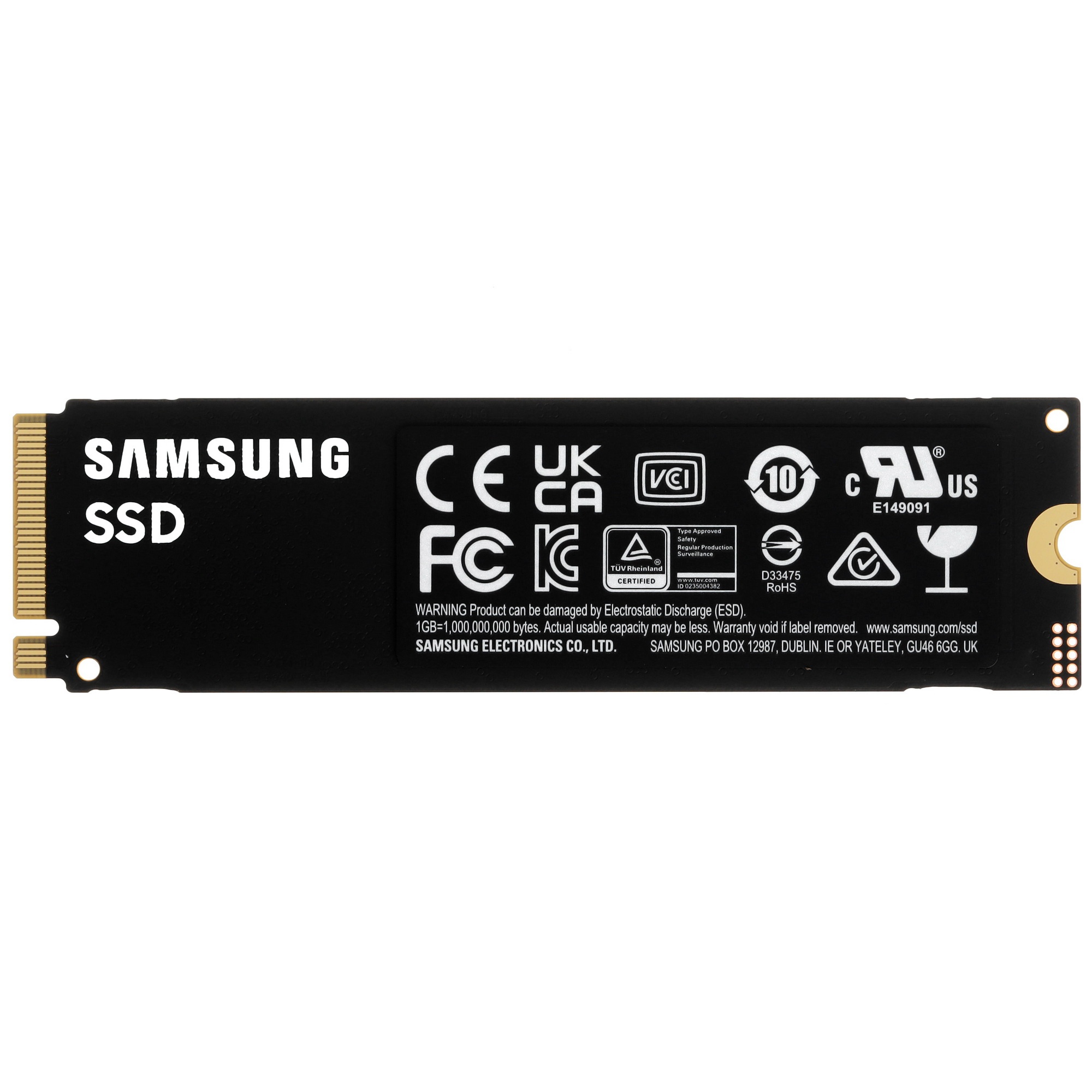 Накопитель SSD Samsung 990 PRO, 4TB, PCIe 4.0 x4, M.2 2280, NVMe, R/W 7450/6900