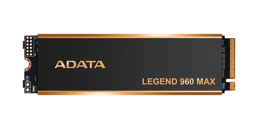 Накопитель SSD ADATA LEGEND 960 MAX, 4Tb, M.2 2280, PCIe 4.0 x4, NVMe, R/W 7400/6800, с радиатором