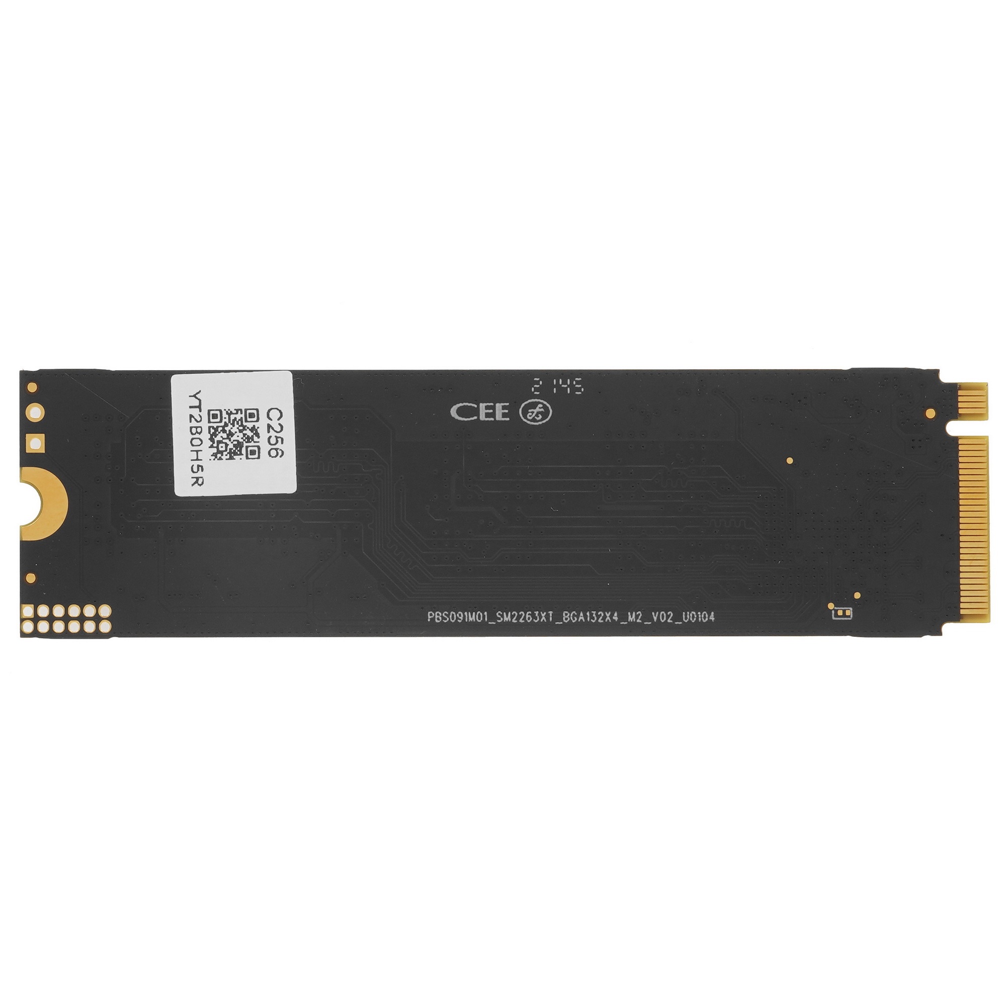 Накопитель SSD Netac NV2000, 256GB, PCIe 3.0 x4, M.2 2280, NVMe, R/W 2500/1000