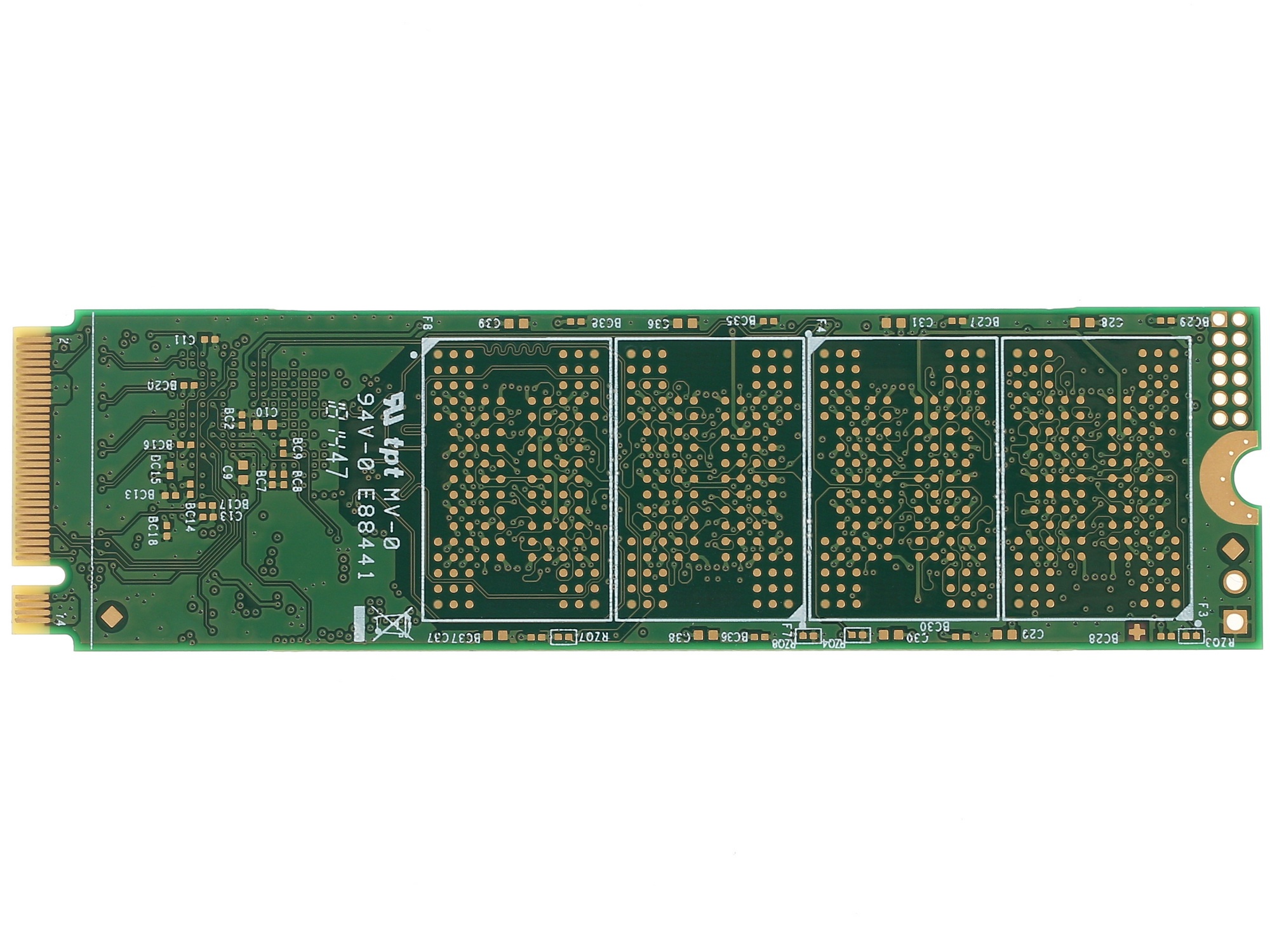 Накопитель SSD Transcend MTE110S, 128Gb, M.2 2280, PCIe 3.0 x4, NVMe, R/W 1600/400