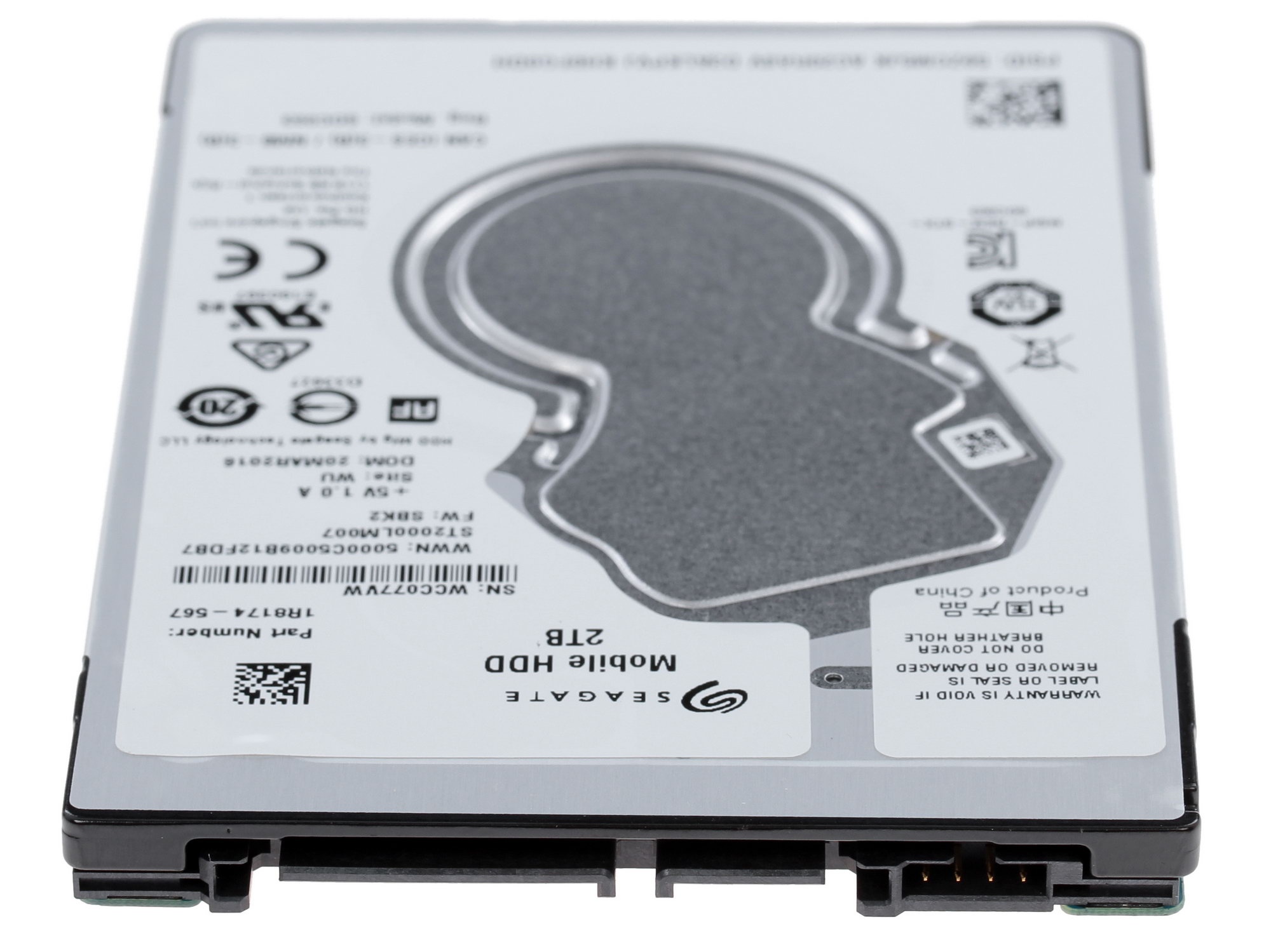 Жесткий диск Seagate Original SATA-III 2Tb ST2000LM007 (5400rpm) 128Mb 2.5"
