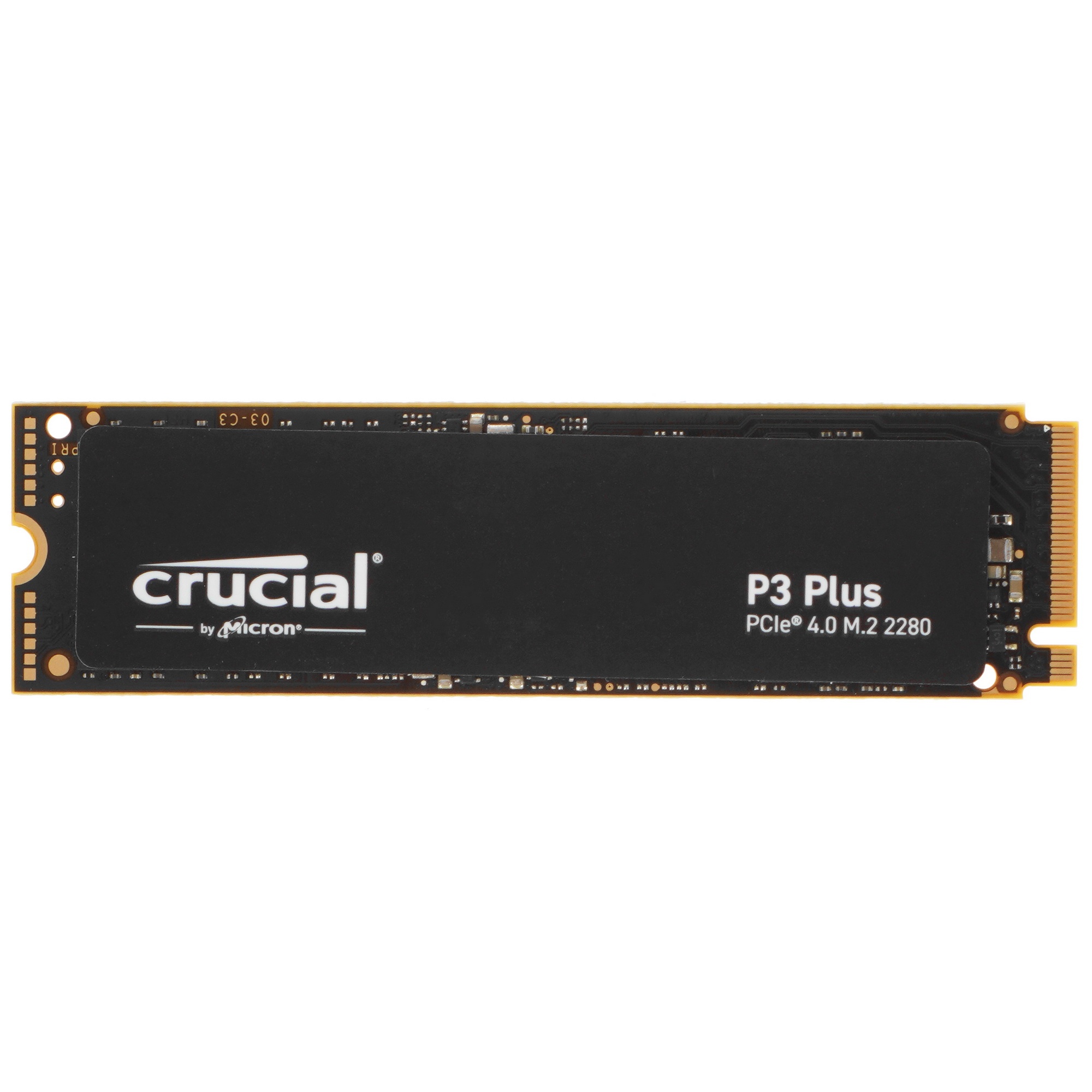 Накопитель SSD Crucial P3 Plus, 1Tb, M.2 2280, PCIe 4.0 x4, NVMe, R/W 3600/5000