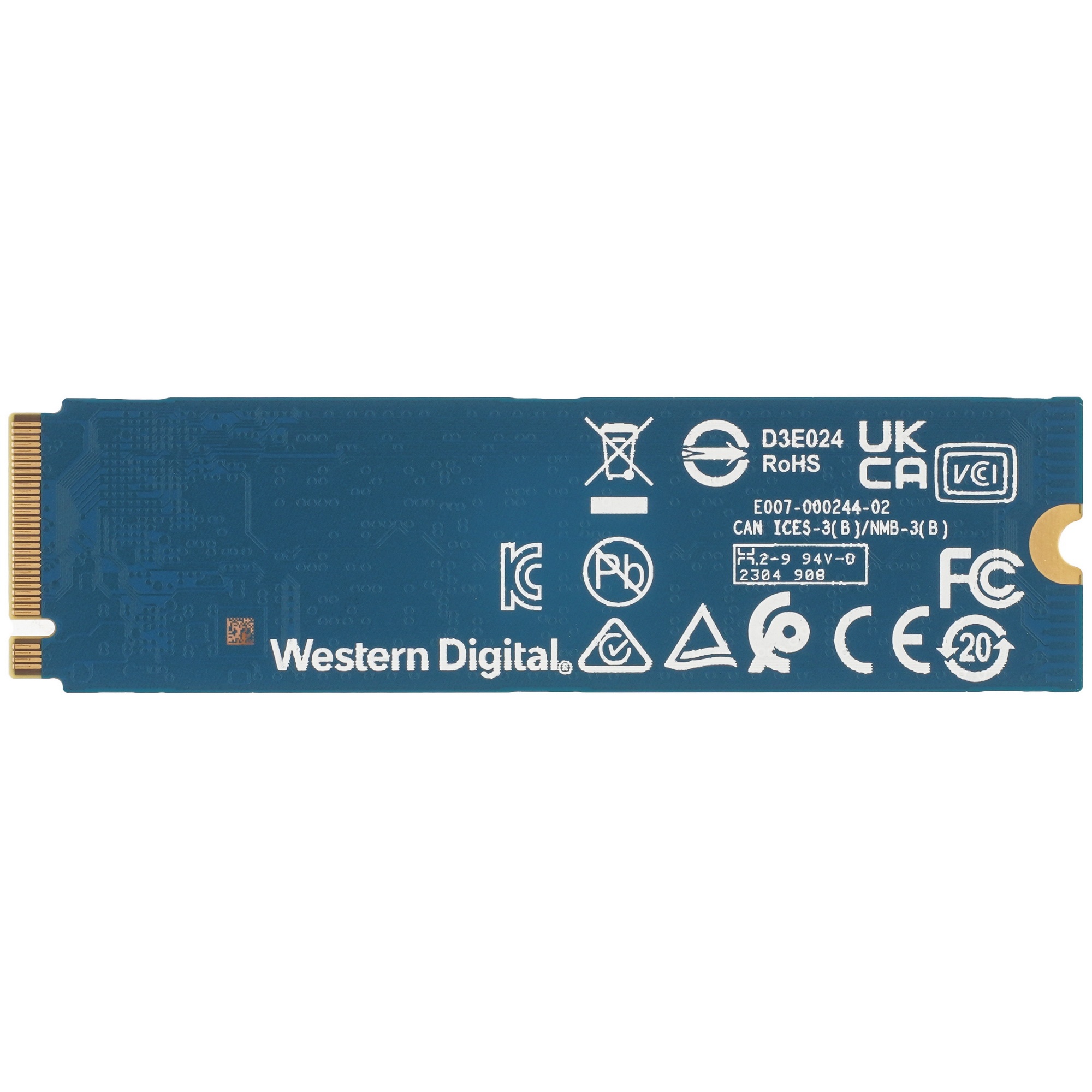 Накопитель SSD WD Green SN350 250Gb, PCIe 3.0 x4, M.2 2280, NVMe, R/W 2400/900