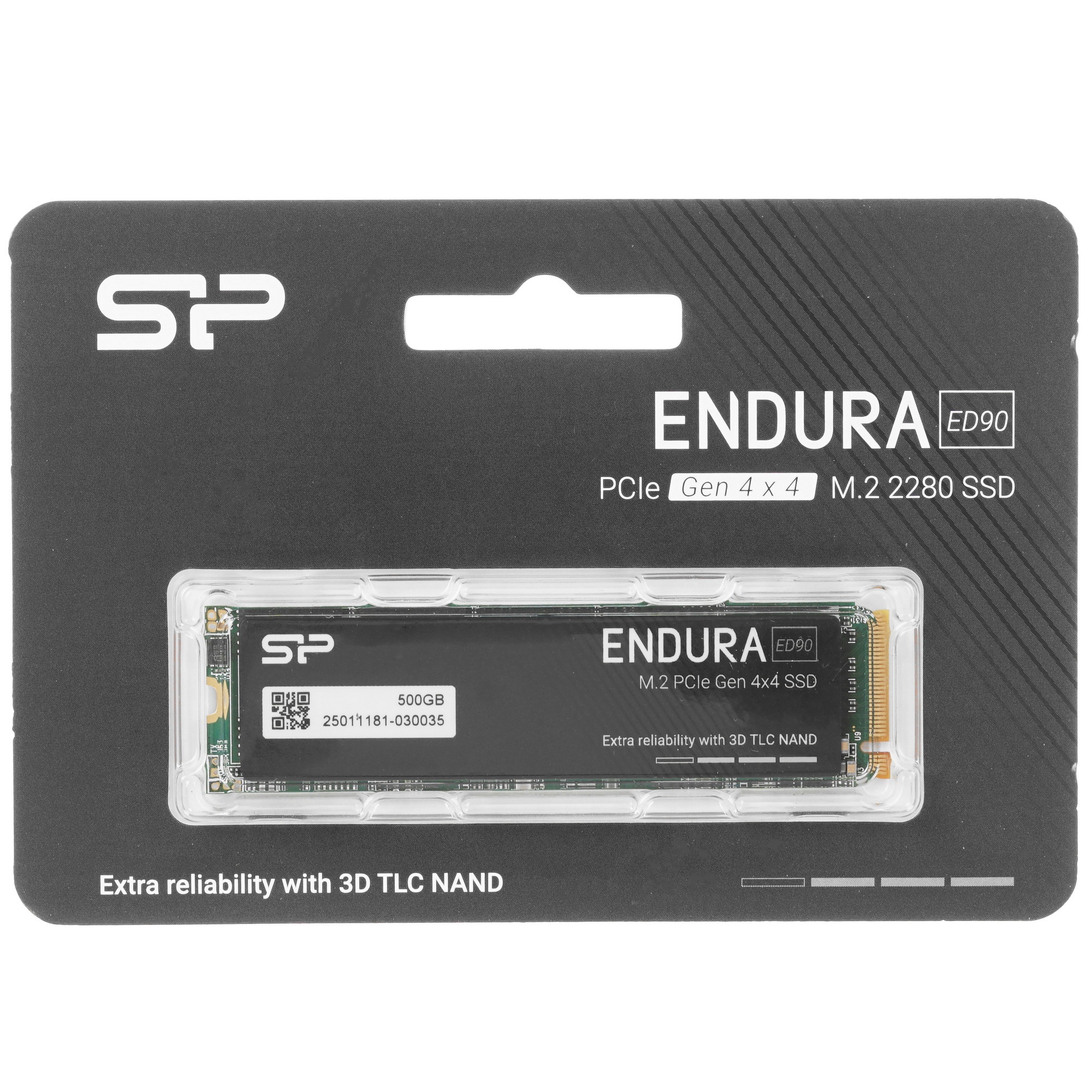 Накопитель SSD Silicon Power PCIe 4.0 x4 500GB SP500GBP44ED9005 ED90 Endura M.2 2280