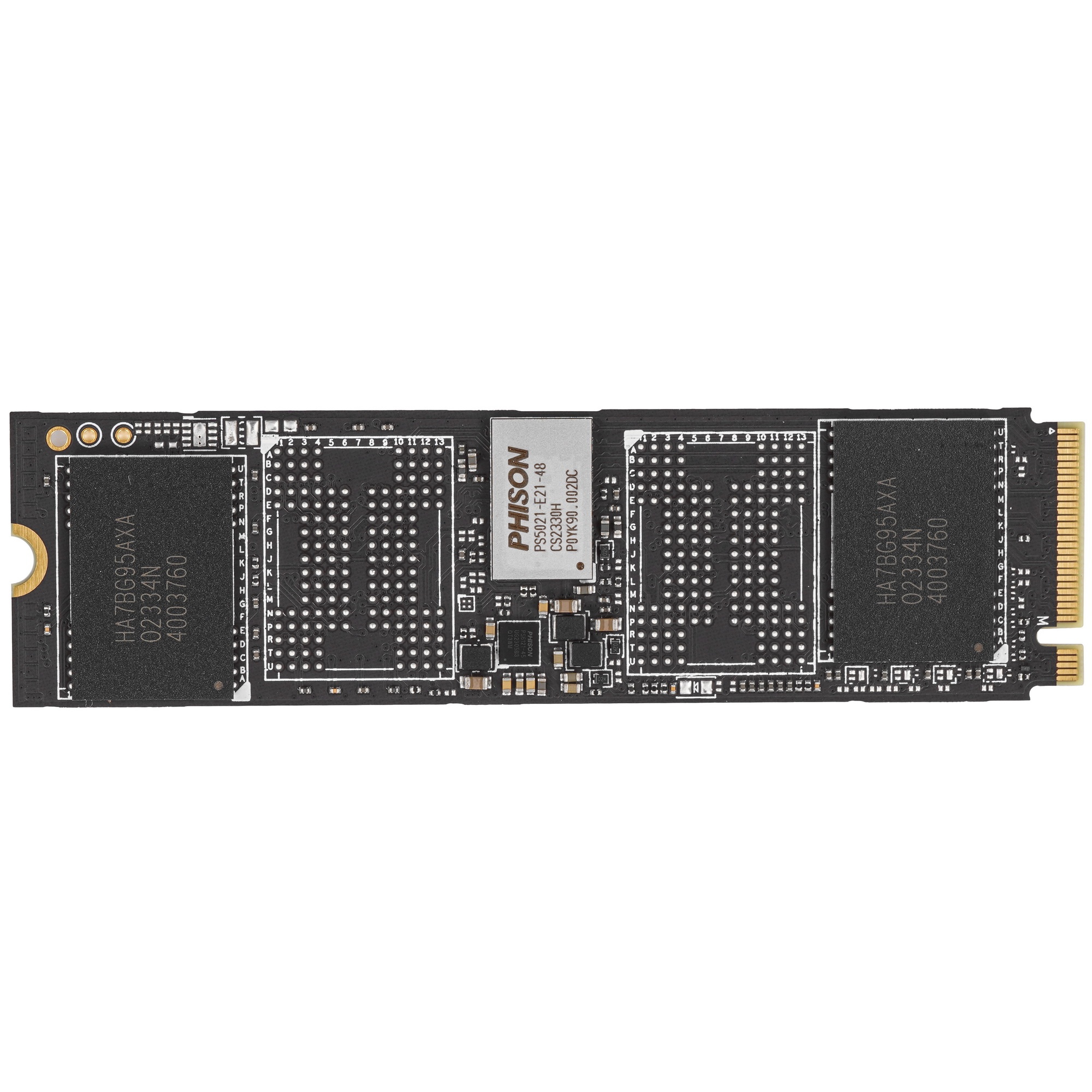 Накопитель SSD Apacer AS2280Q4, 500GB, PCIe 4.0 x4, M.2 2280, NVMe, R/W 4500/2500, с радиатором