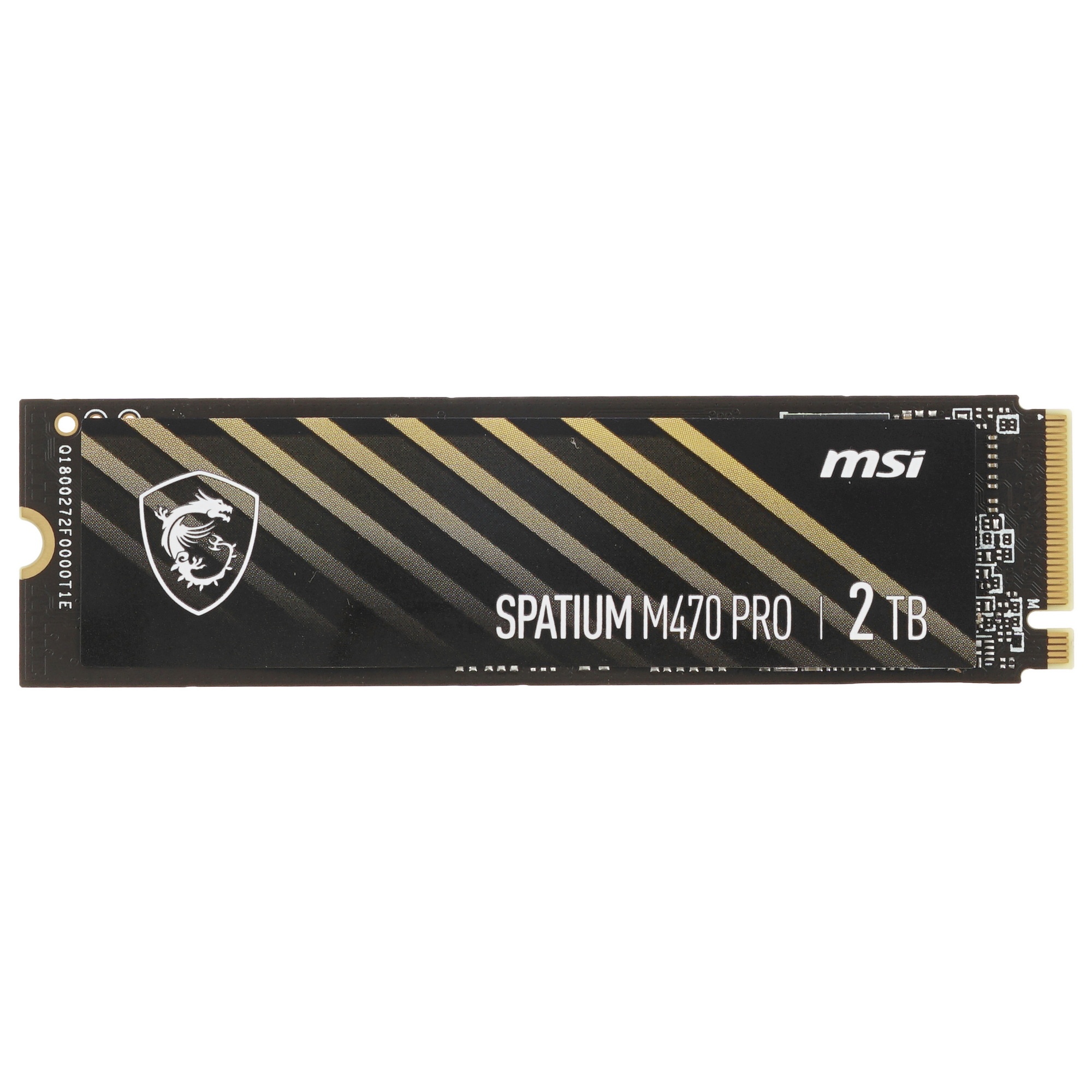Твердотельный накопитель SSD MSI M.2 2280 2TB SPATIUM M470 PRO Client SSD S78-440Q990-P83, PCIe Gen4