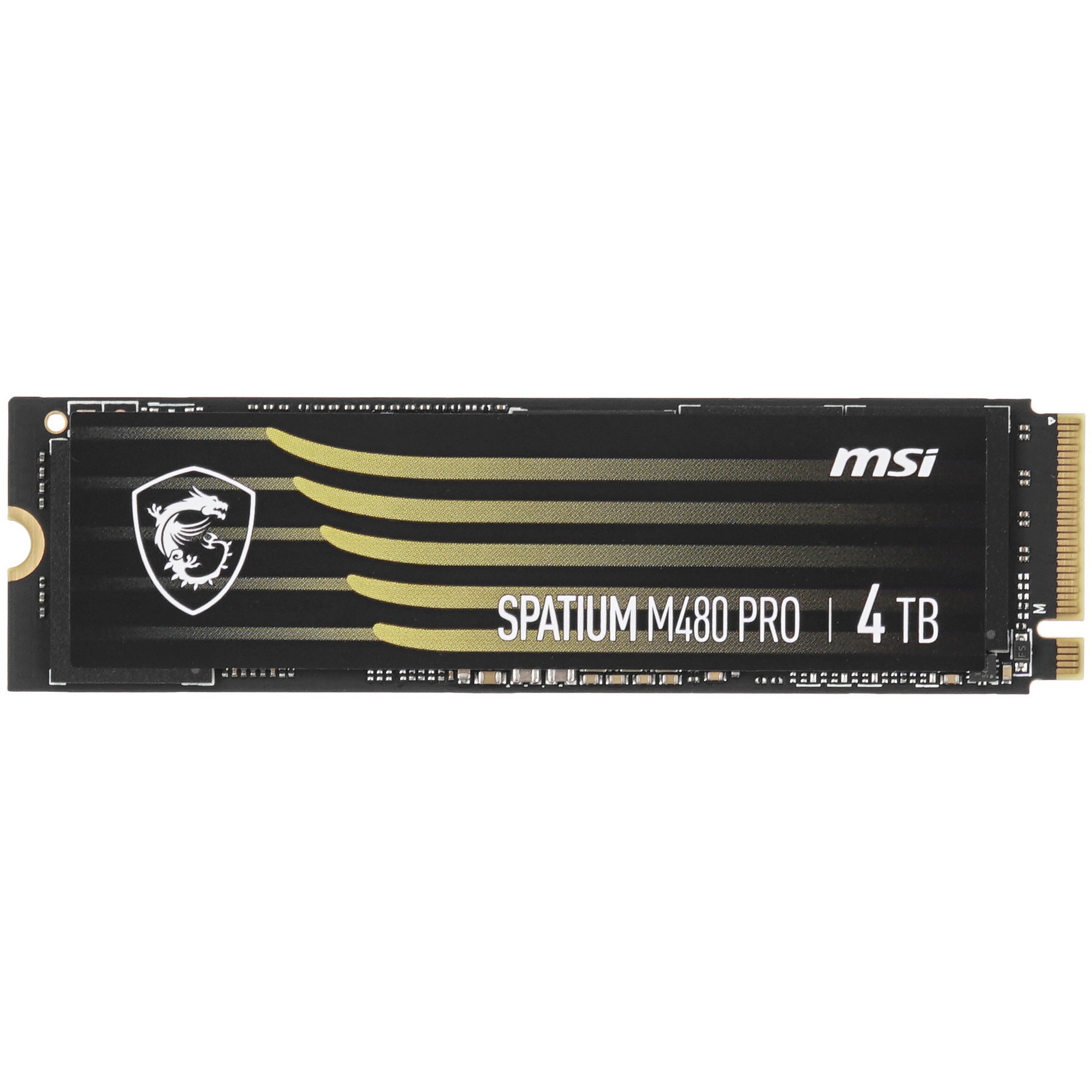 Накопитель SSD MSI SPATIUM M480 PRO, 4TB, PCIe 4.0 x4, M.2 2280, NVMe, R/W 7400/7000