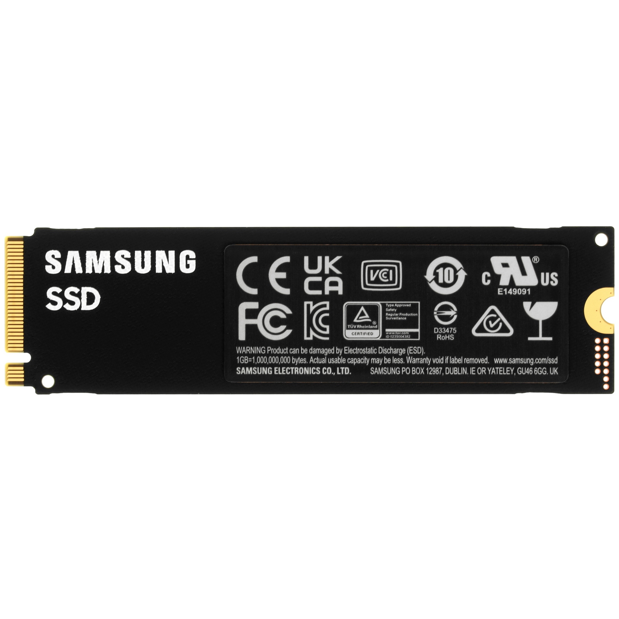 Накопитель SSD Samsung 980 PRO, 1TB, PCIe 4.0 x4, M.2 2280, NVMe, R/W 7000/5000