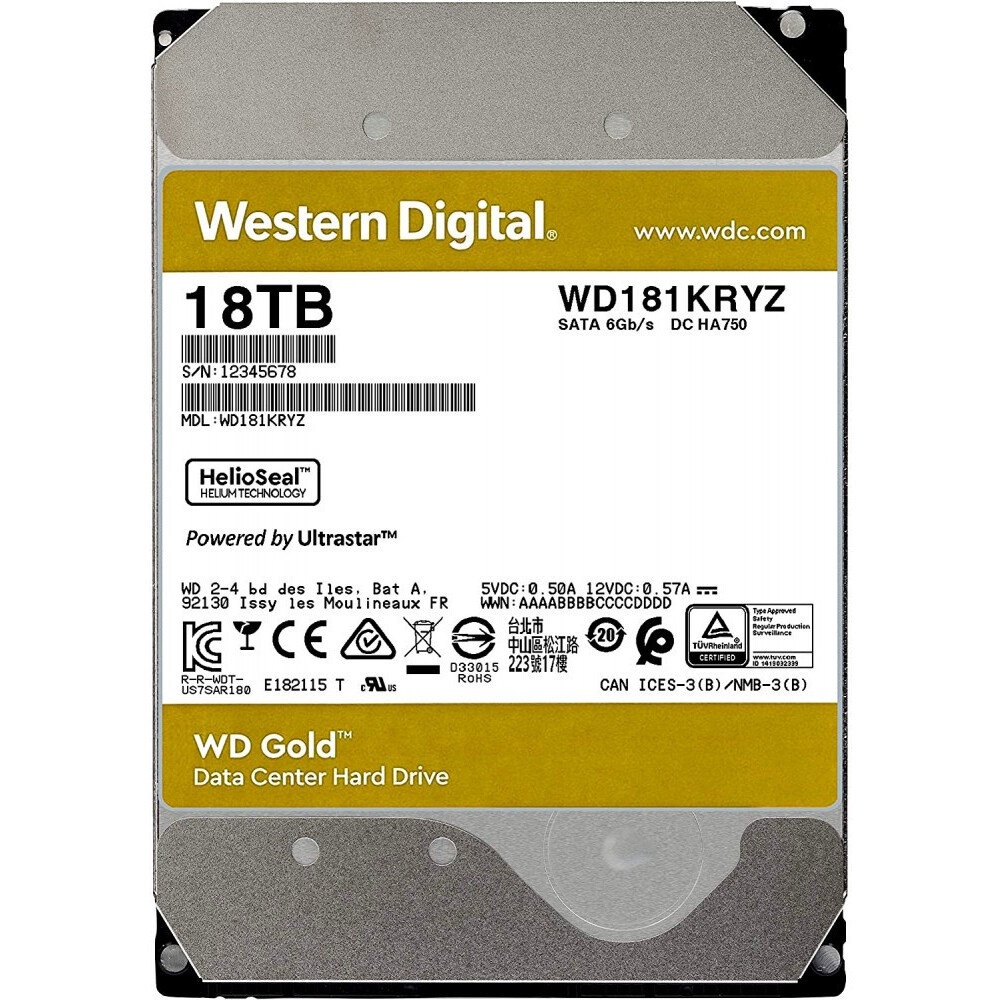 Жесткий диск HDD Toshiba N300 NAS PRO SATA3 3.5" 18TB 7200 512Mb 6Gb/s 1 year warranty (replacement