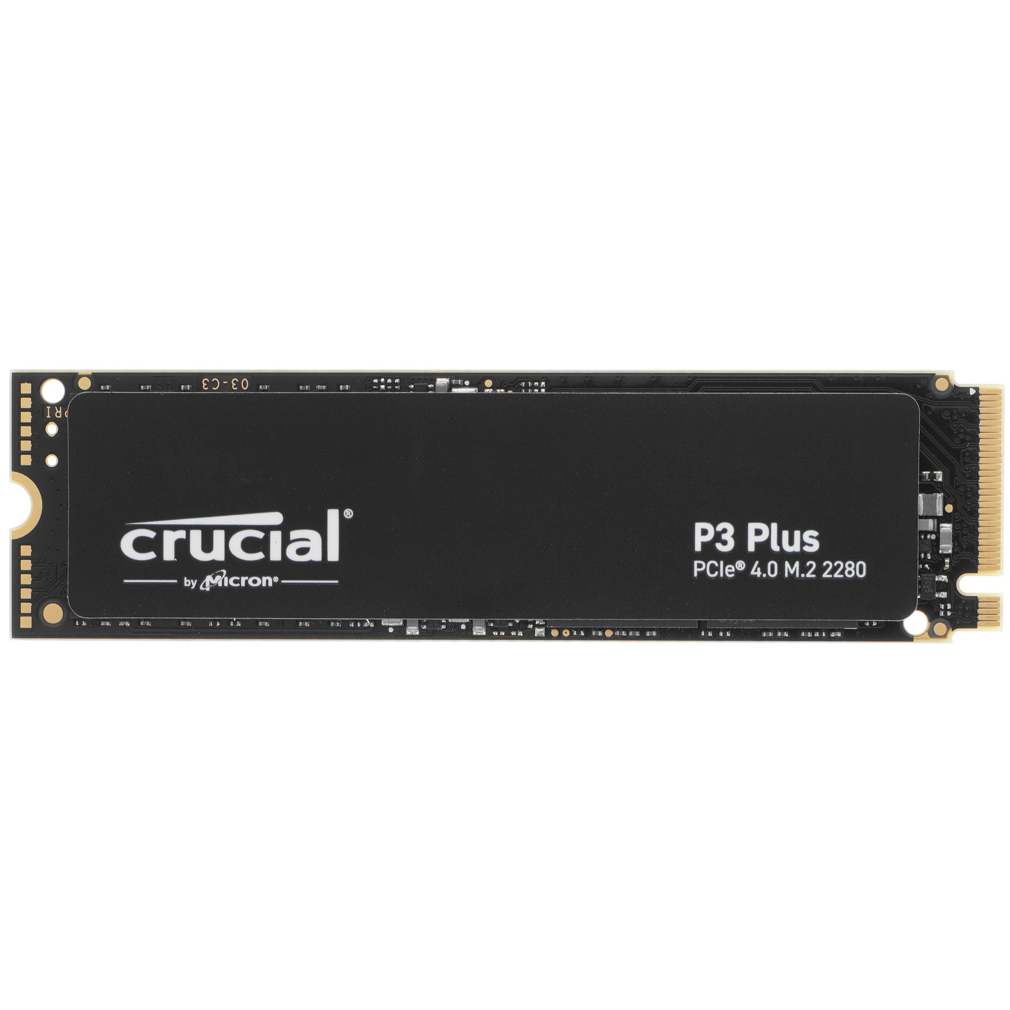 Накопитель SSD Crucial P3 Plus, 4Tb, PCIe 4.0 x4, M.2 2280, NVMe, R/W 4800/4100