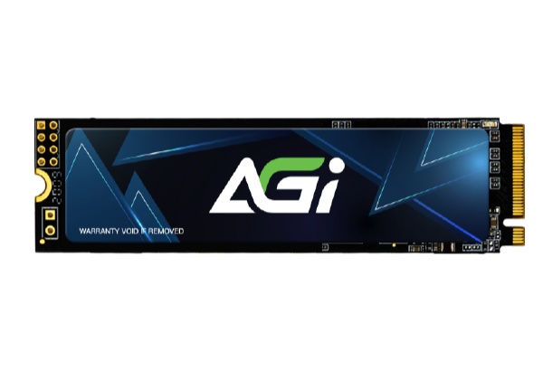 Накопитель SSD AGI AI808, 1Tb, PCIe 4.0 x4, M.2 2280, NVMe, R/W 3800/2700